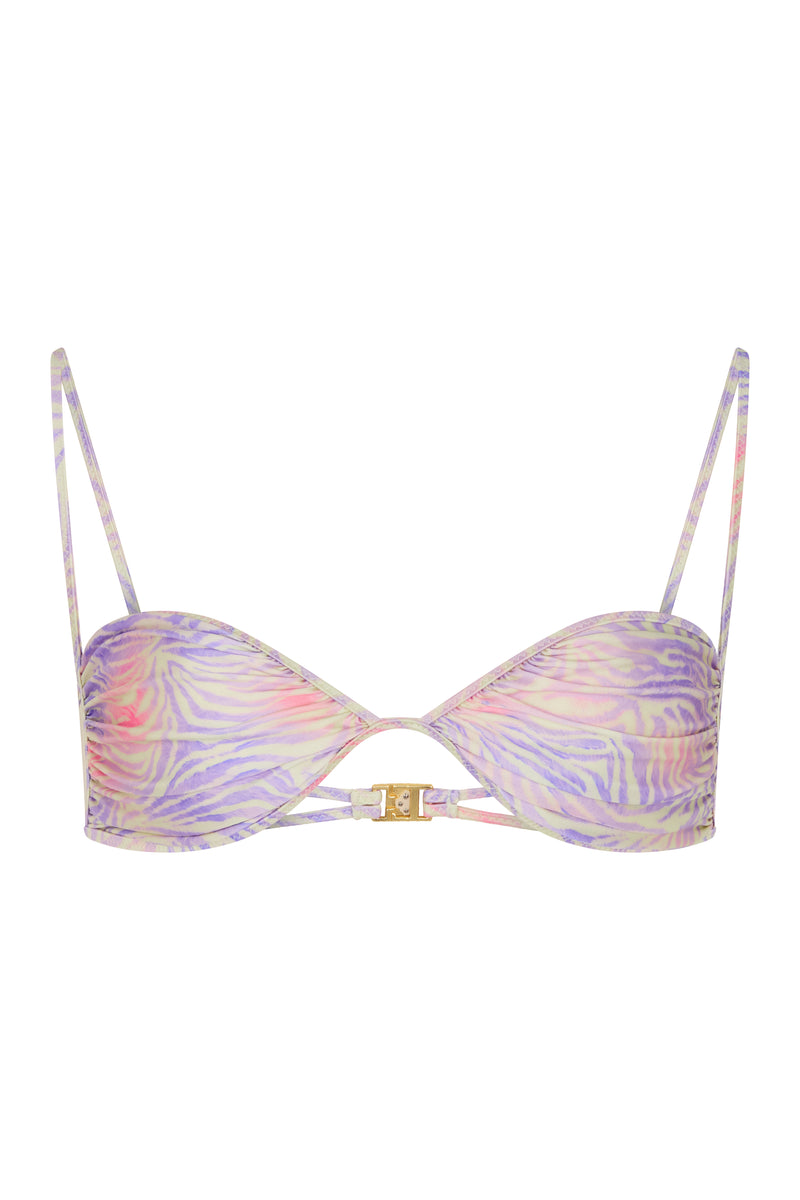 ANA Zebra Haze - Bralette Bikini Top