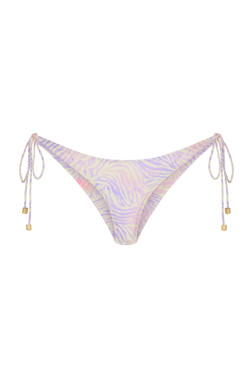 EBONI Zebra Haze - Tie Side Bikini Bottoms