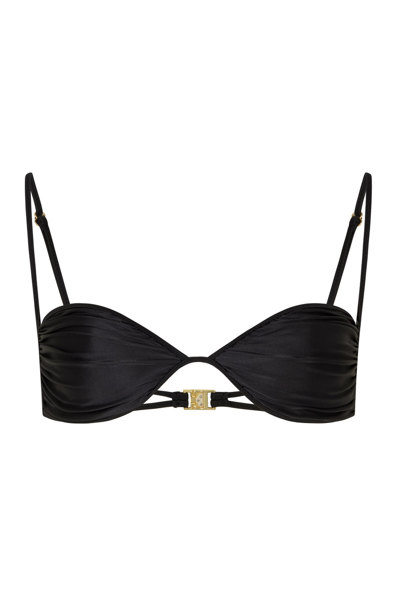 ANA Nero Gloss - Bralette Bikini Top