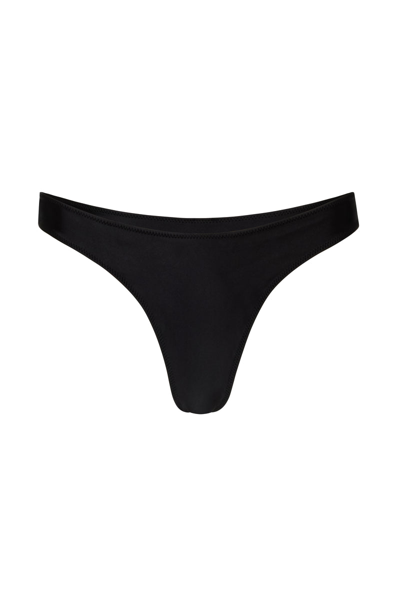 VITORIA Nero Gloss - Brazilian Bikini Bottoms