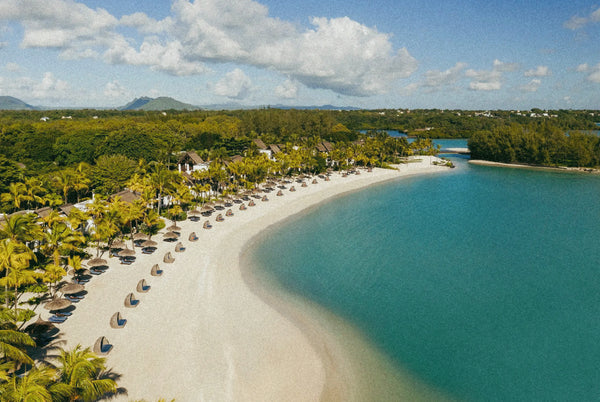 Sommer Swim girl on vacations in Shangri-La Mauritius wearing sommer bikini