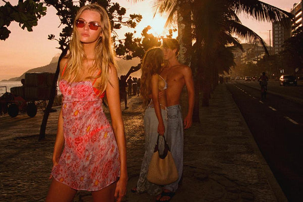 Effortless Elegance: The Art of Sommer Swim’s Pink Slip Dress