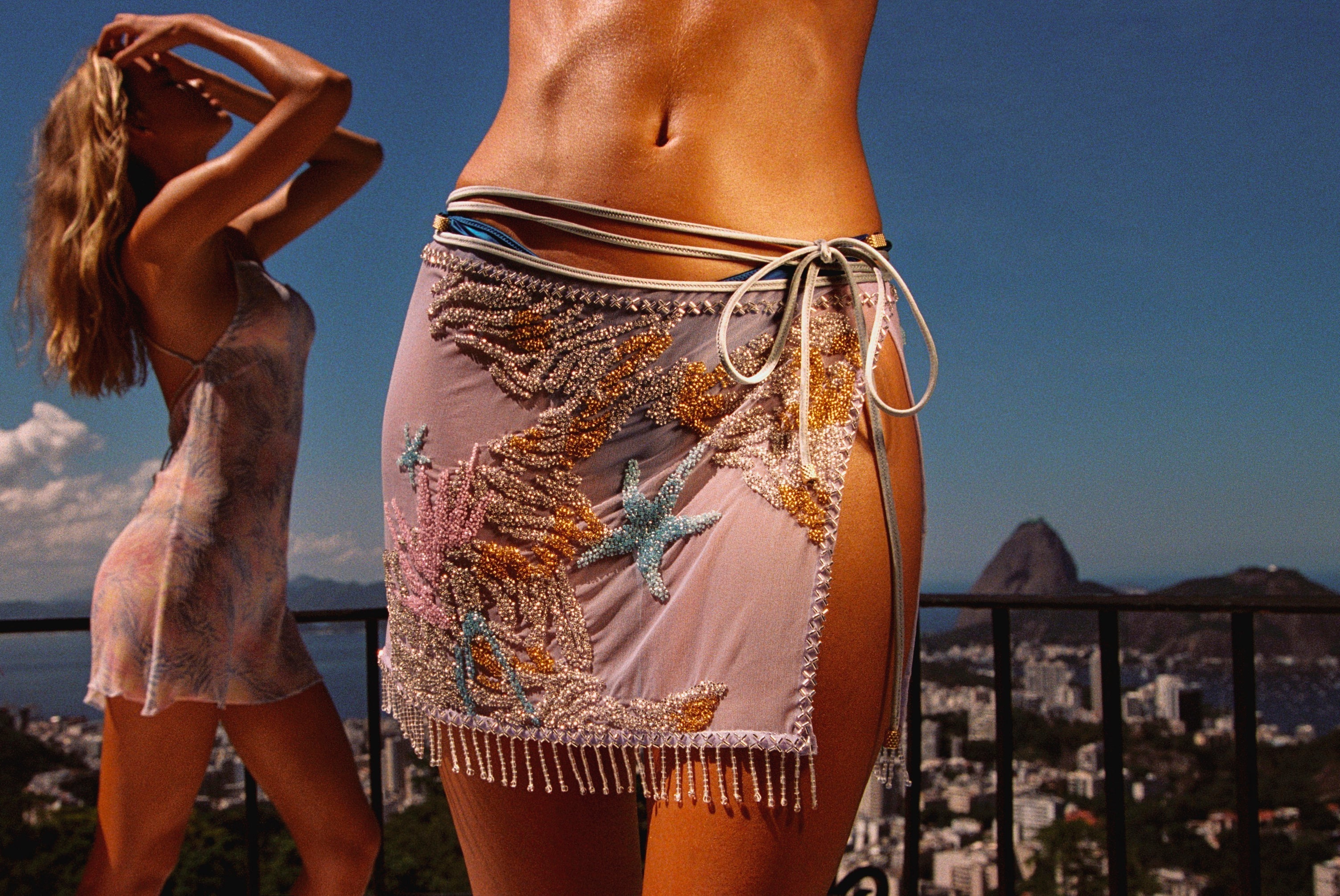 Intricately Crafted: The Artistry of the OASIS Beaded Skirt