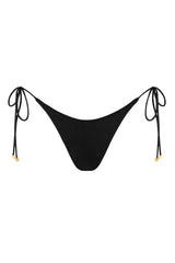 FREYA Nero Matte - Tie-Side Bikini Bottoms