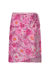 NIA Azalea Silk Wrap Skirt