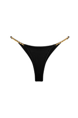 SOLE Nero Matte - Chain Bikini Bottoms