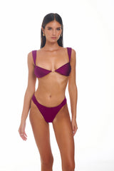 AURA Plum Caspia - Brazilian Bikini Bottoms