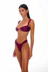 AURA Plum Caspia - Brazilian Bikini Bottoms