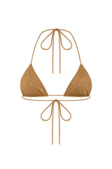 STELLA Sand Stone - Brown Triangle Bikini Top