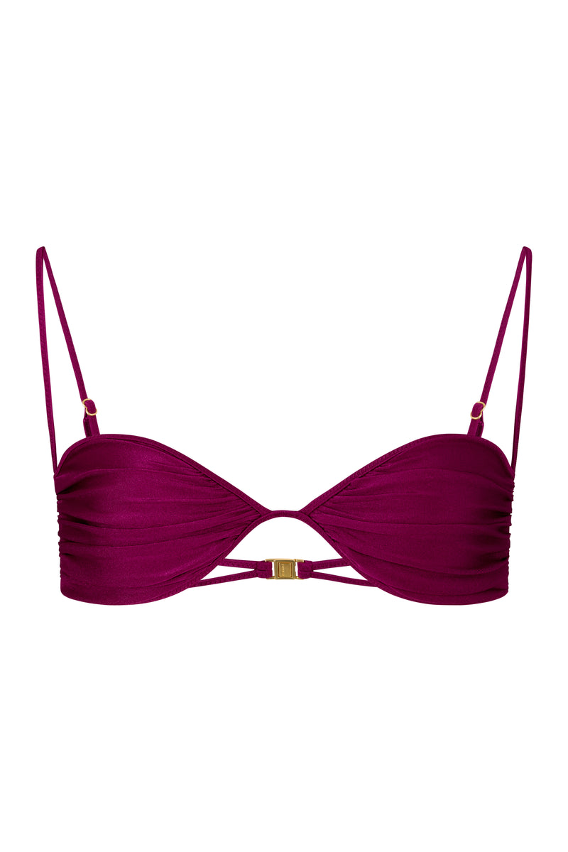 ANA Plum Caspia - Bralette Bikini Top