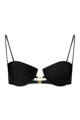 CAMELIA Nero - Balconette Bikini Top