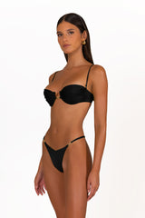 CAMELIA Nero - Balconette Bikini Top