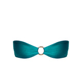 Minimalistic Petunia bandeau bikini top with vintage accents