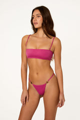 CLEO Desert Rose - 90's Tube Bandeau Bikini Top