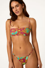 ROMA Opus Print - Thong Bikini Bottoms