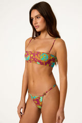 ROMA Opus Print - Thong Bikini Bottoms