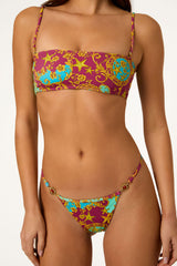 ROMA Opus Print - Thong Bikini Bottoms