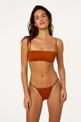 CLEO Umber - 90's Tube Bandeau Bikini Top