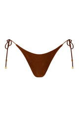 EBONI Chocolate Fondant - Tie Side Bikini Bottoms