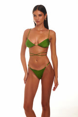 ELLA Cactus Infinity - Green Bralette Bikini Top