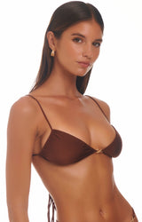 ELLA Chocolate Fondant Infinity - Bralette Bikini Top