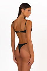 CAMELIA Nero - Balconette Bikini Top