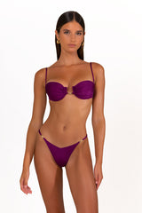 LIORA Plum Caspia - Brazilian Bikini Bottoms