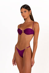 LIORA Plum Caspia - Brazilian Bikini Bottoms