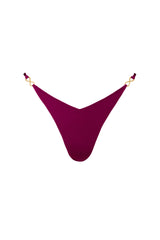 LIORA Plum Caspia - Brazilian Bikini Bottoms