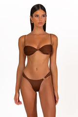 NYRA Chocolate Fondant - Cheeky Bikini Bottoms