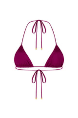 STELLA Plum Caspia - Mini Triangle Bikini Top